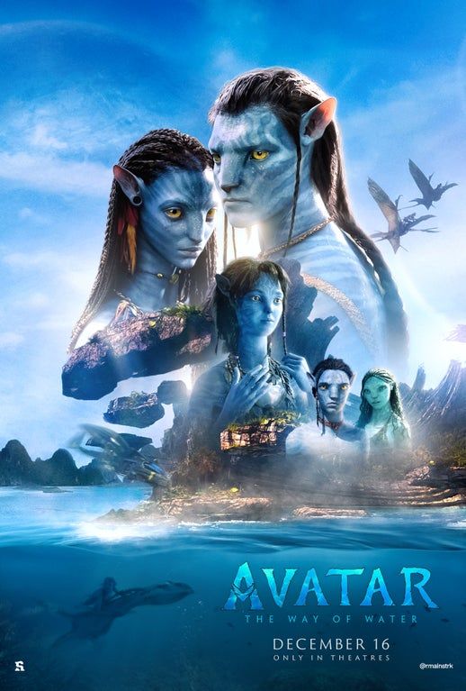 The way of water connects all things, before your birth, and after your death_ Avatar_ The Way of Water Poster made by me (@rmainstrk)